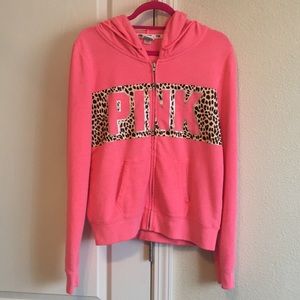 VS pink hoodie